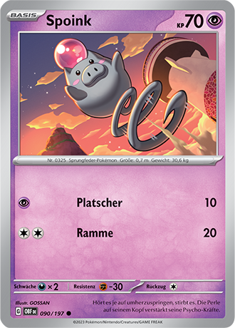 Pokemon Karmesin & Purpur - Obsidian Flammen (Reverse Holo Karten 1-99 - Auswahl)