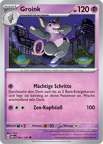 Pokemon Karmesin & Purpur - Obsidian Flammen (Reverse Holo Karten 1-99 - Auswahl)
