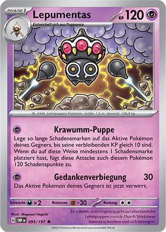 Pokemon Karmesin & Purpur - Obsidian Flammen (Reverse Holo Karten 1-99 - Auswahl)
