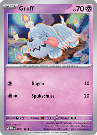 Pokemon Karmesin & Purpur - Obsidian Flammen (Reverse Holo Karten 1-99 - Auswahl)