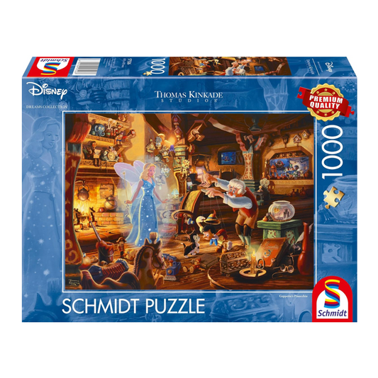 Schmidt Puzzle Disney Geppettos Pinocchio 57526 Thomas Kinkade Studios - 1000 Teile