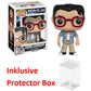 FUNKO POP Independence Day #282 David Levinson Figur sealed + Protector Box