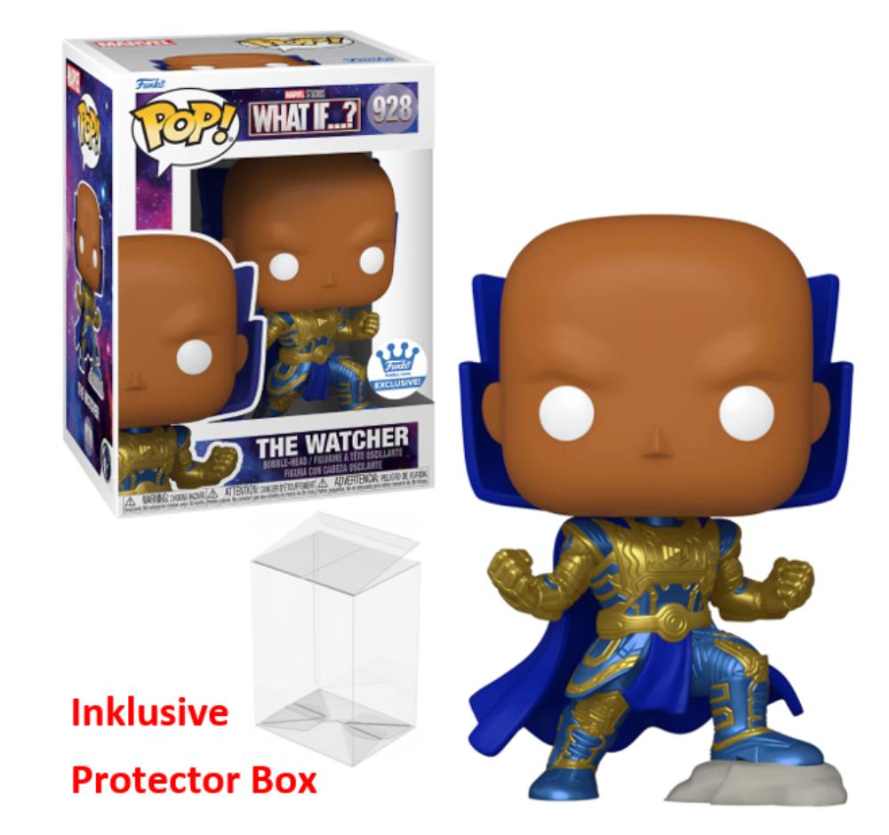 FUNKO POP Marvel #928 The Watcher Bobble-Head Exclusive sealed + Protector Box