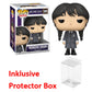 FUNKO POP Wednesday #1309 Wednesday Addams Figur NEU sealed + Protector Box