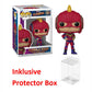FUNKO POP Ms. Marvel #1078 Kamala Khan Bobble-Head NEU sealed + Protector Box