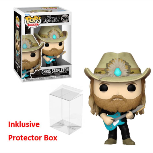 FUNKO POP Rocks #259 Chris Stapleton Vinyl Figur NEU sealed + Protector Box