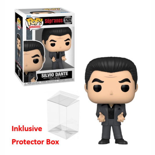 FUNKO POP The Sopranos #1292 Silvio Dante Vinyl Figur NEU sealed + Protector Box