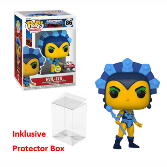 FUNKO POP Masters of the Universe #86 Evil-Lyn Glows Figur NEU + Protector Box