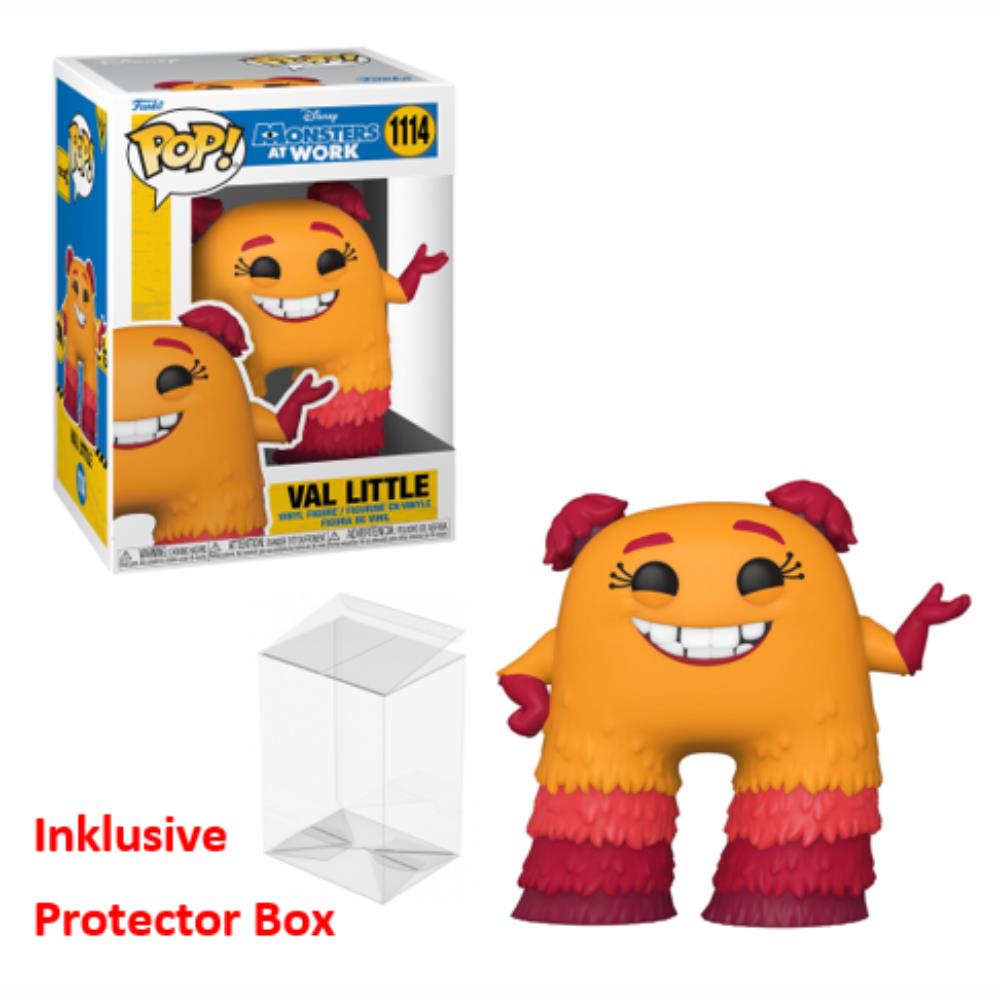 FUNKO POP Disney Monsters at Work #1114 Val Little Figur NEU sealed + Protector Box