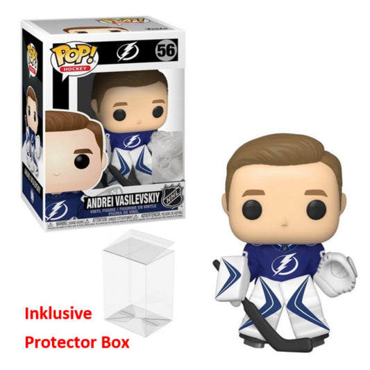 FUNKO POP NHL #56 Andrei Vasilevskiy Vinyl Figur NEU sealed + Protector Box