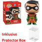 FUNKO POP DC #377 Robin Vinyl Figur NEU sealed + Protector Box