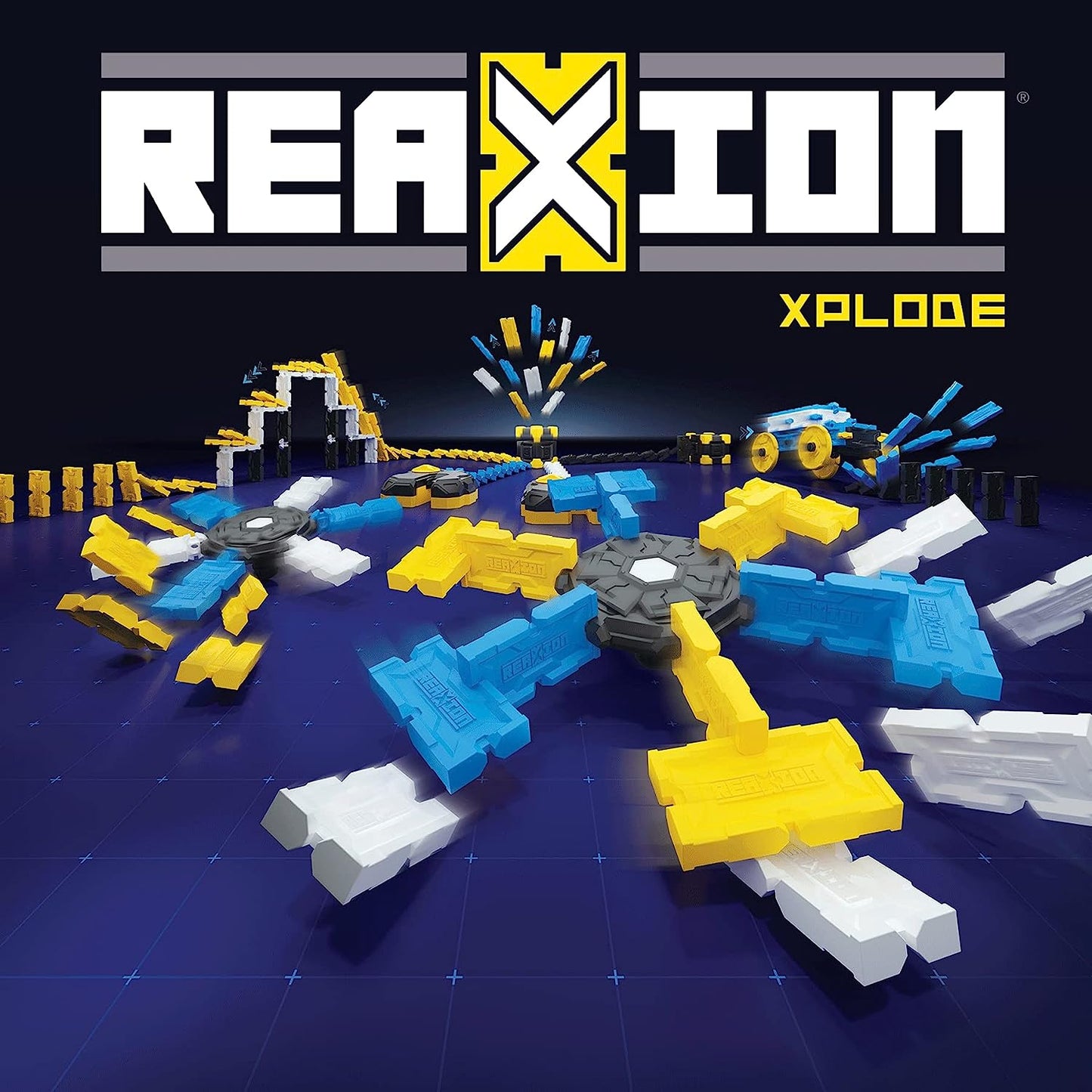 Reaxion Xplode – Abenteuerlicher Actionspaß für Kinder Bauset Domino Spielzeug