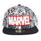 Marvel: Classic Red and White Logo Snapback Cap Mütze Basecap - verstellbar