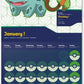 Pokemon Kalender Wandkalender 2023 Erik