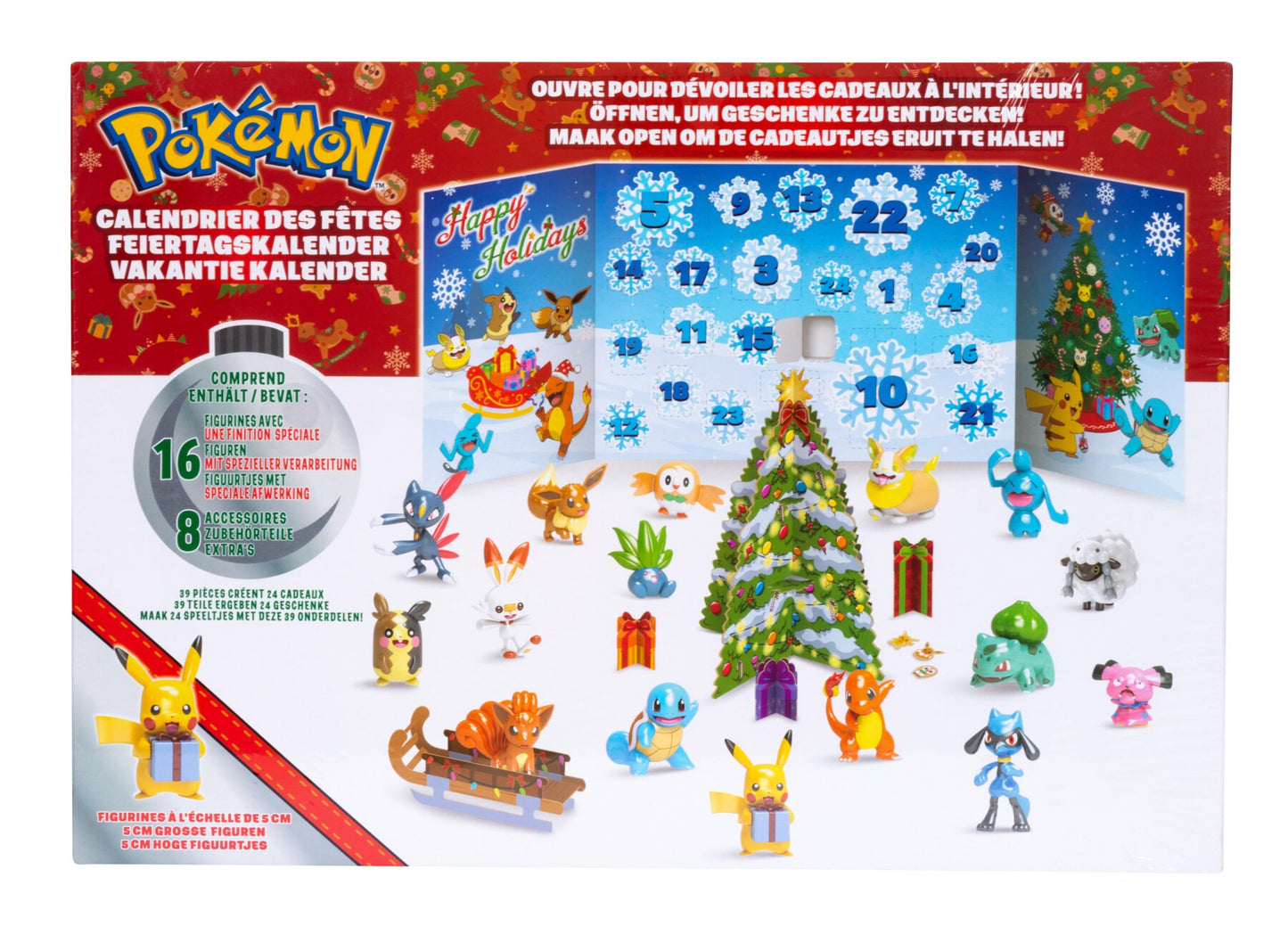Pokemon Adventskalender Feiertagskalender Weihnachtskalender 24 Türchen