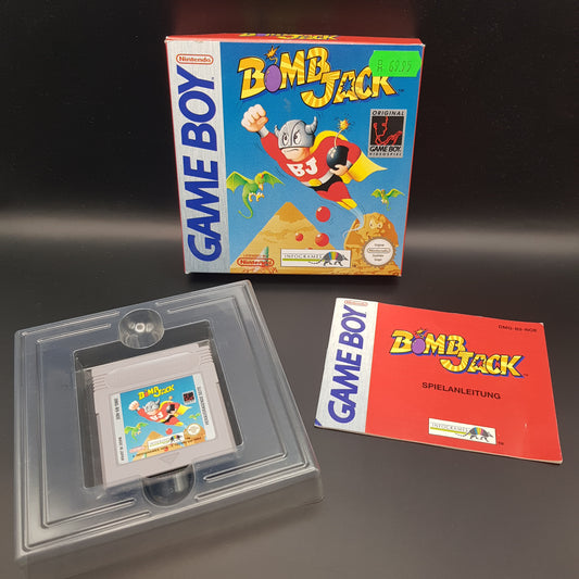 Nintendo Gameboy - Bomb Jack Spiel + OVP + Anleitung - gebraucht