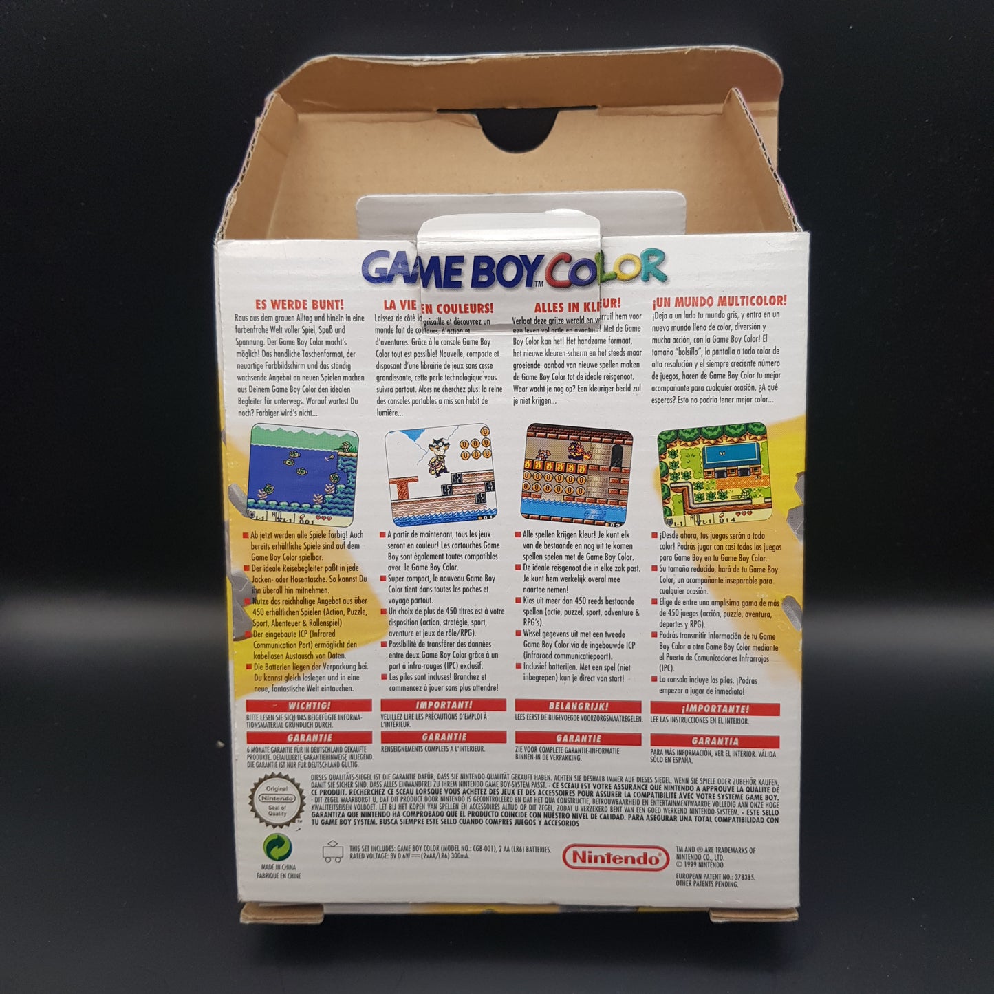 Nintendo Gameboy Color + OVP + Anleitung - neuwertiger Zustand