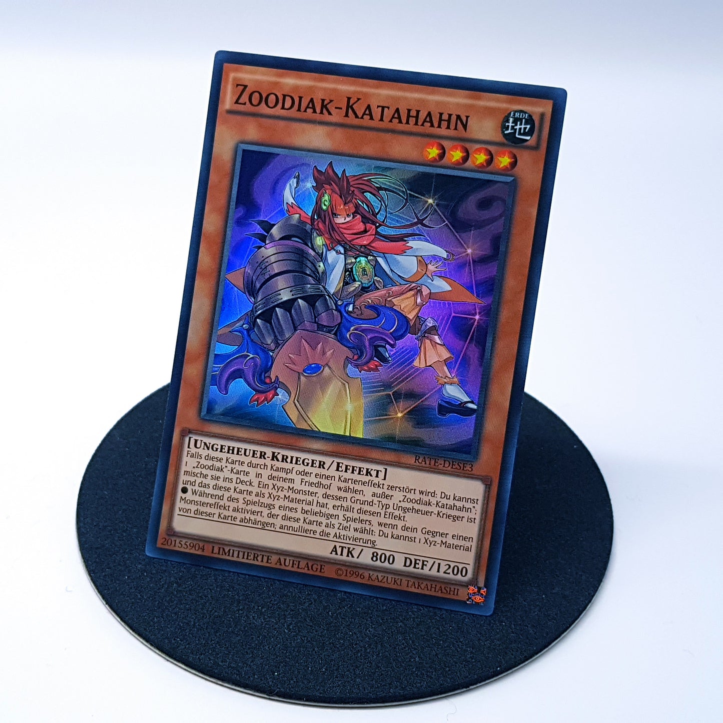 Yu-Gi-Oh Zoodiak-Katahahn RATE-DESE3 holo limitierte Auflage