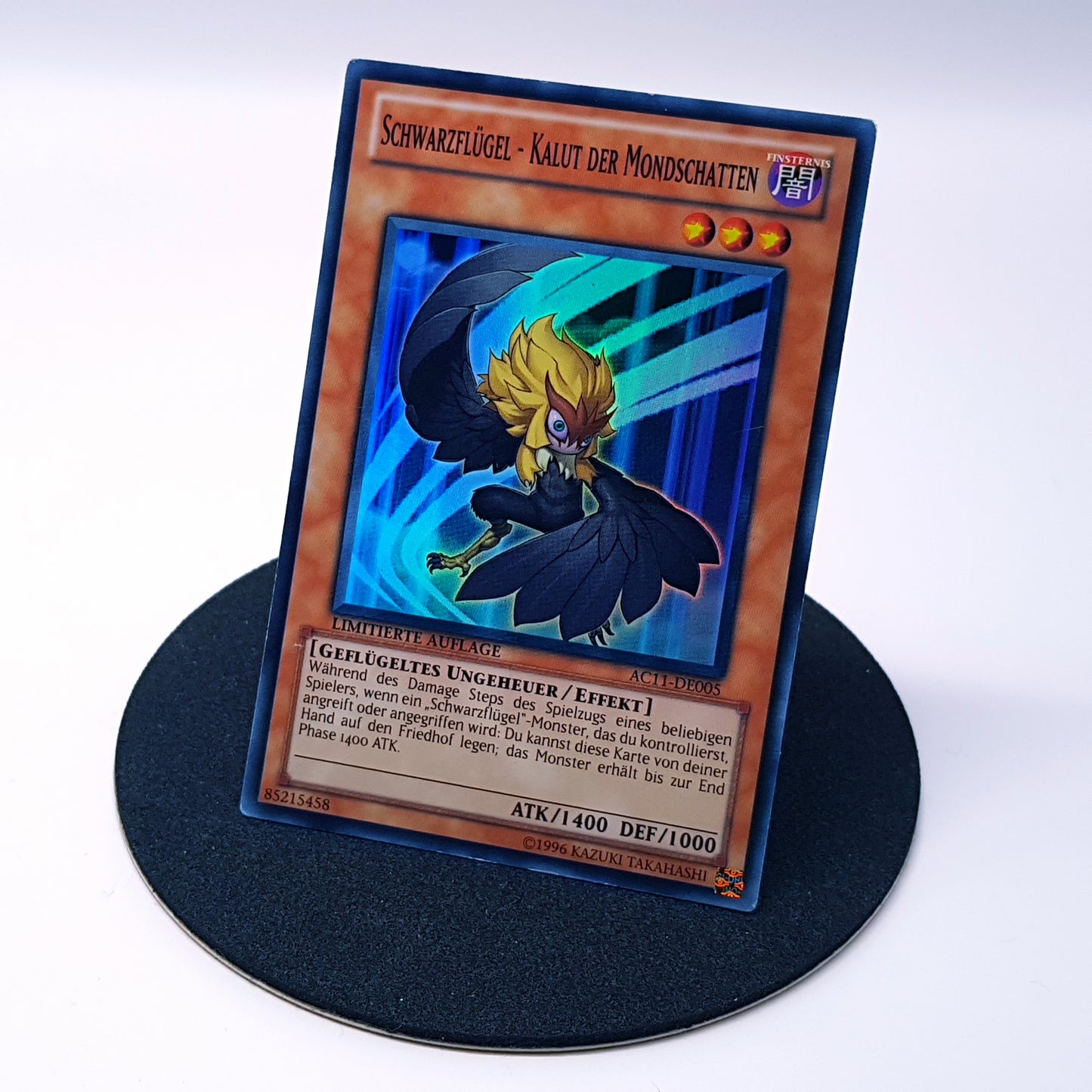 Yu-Gi-Oh Schwarzflügel - Kalut der Mondschatten AC11-DE005 holo limitierte Auflage