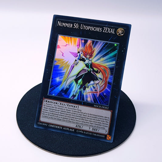 Yu-Gi-Oh Nummer S0: Utopisches Zexal MACR-DESE2 holo limitierte Auflage