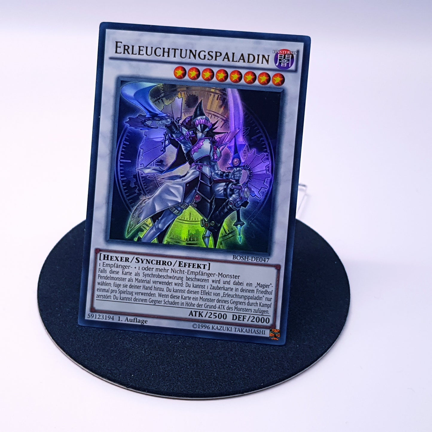 Yu-Gi-Oh Erleuchtungspaladin BOSH-DE047 holo limitierte Auflage