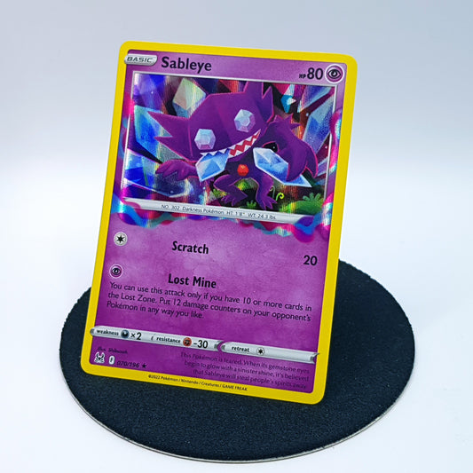 Pokemonkarte - Sableye 070/196 rare holo EN 2022 MINT
