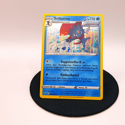 Pokemonkarte - Snibunna 031/198 rare holo DE 2021 MINT