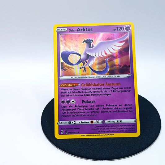 Pokemonkarte - Galar Arktos 063/203 rare holo DE 2021 MINT