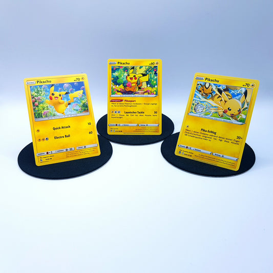 Pokemonkarten - Pikachu 19/68 049/195 052/196 - 3 Stück MINT
