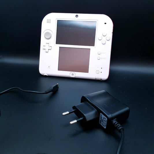 Nintendo 2DS Konsole Handheld - weiß rot - gebraucht