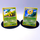 Pokemon Karten Sonnkern 114/132 & Sonnflora 38/132 Diamant & Perl 2008 Near Mint