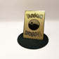 Pikachu Herz Pokemon Gold Karte Deko Metall 1. Edition im Ultra Pro Toploader
