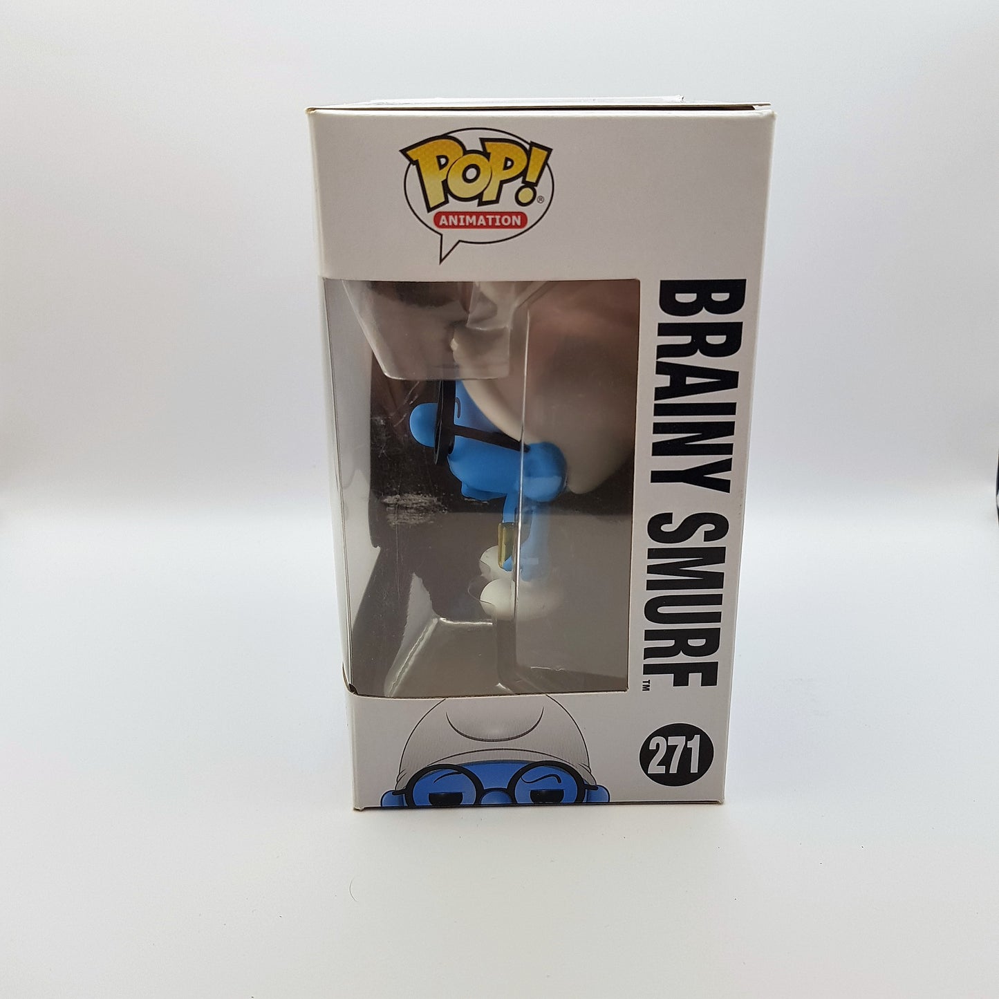 FUNKO POP Animation - Smurfs #271 Brainy Smurf Schlumpf Vinyl Figur