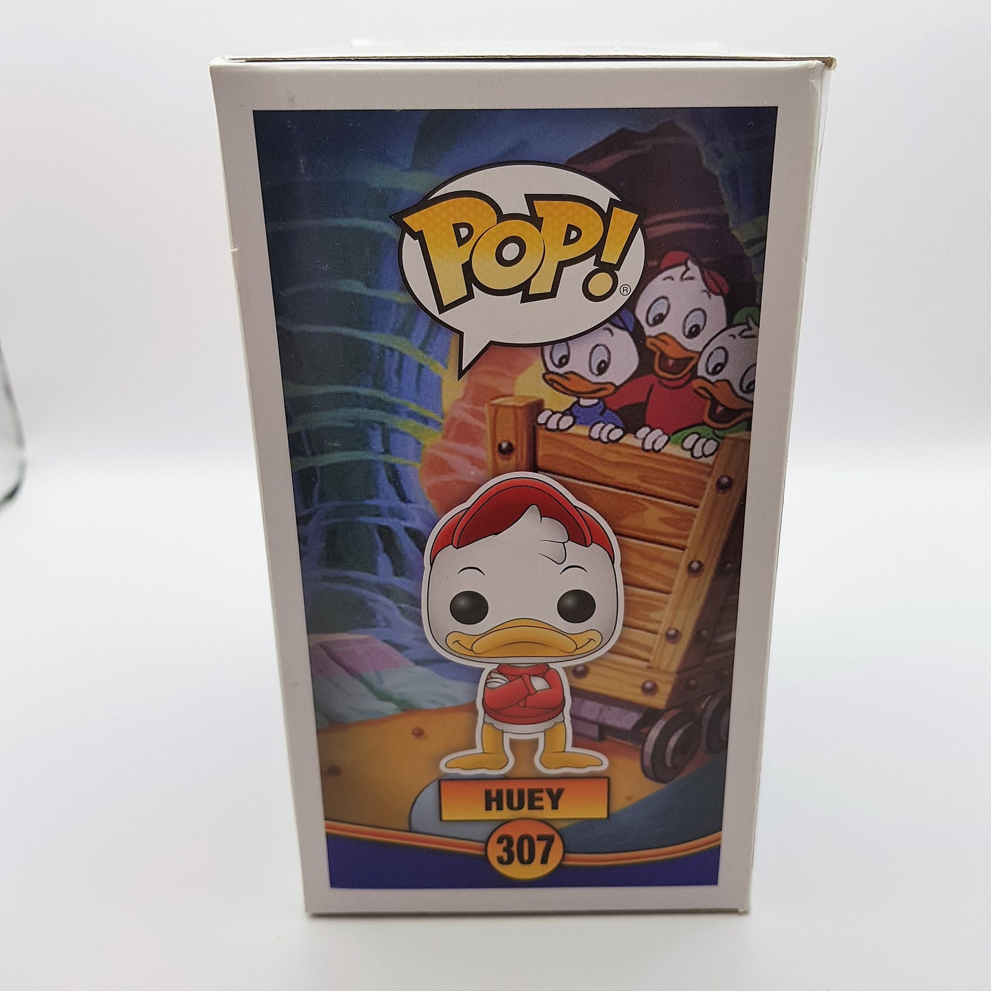 FUNKO POP - Disney Ducktales #307 Huey Diamond Glitter Glitzer Vinyl Figur