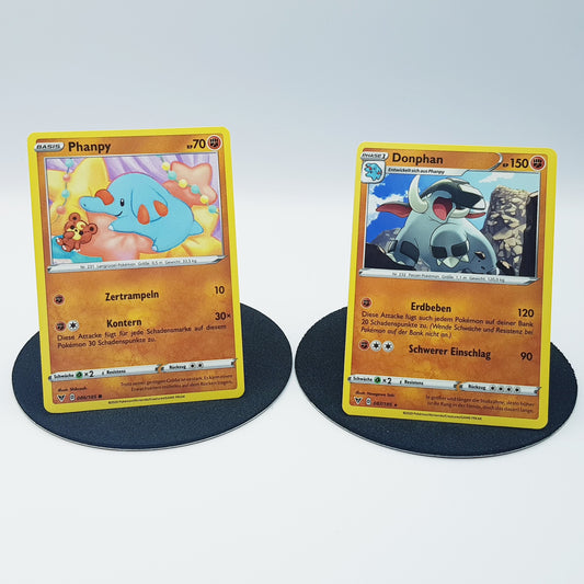 Phanpy 086/185 & Donphan 087/185 rare - Schwert & Schild - Farbenschock 2020 - DE - Pokemon