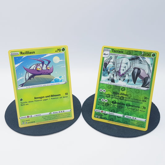 Reißlaus 017/189 & Tectass 018/189 rare holo - Schwert & Schild - Flammende Finsternis 2020 - DE - Pokemon