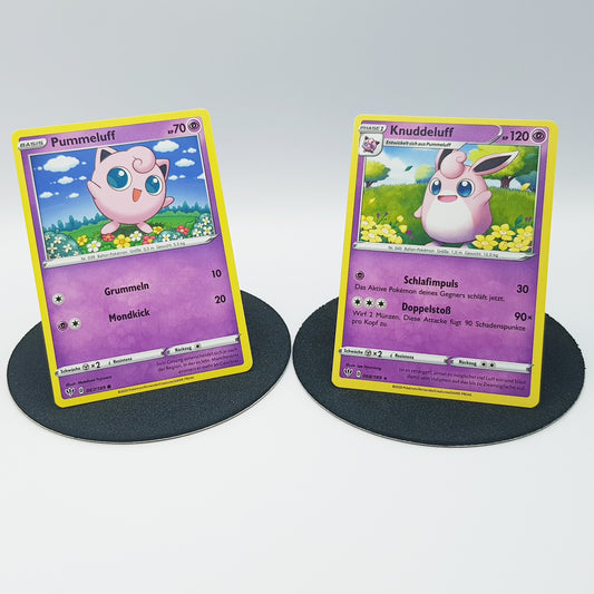 Pummeluff 067/189 & Knuddeluff 068/189 rare - Schwert & Schild - Flammende Finsternis 2020 - DE - Pokemon