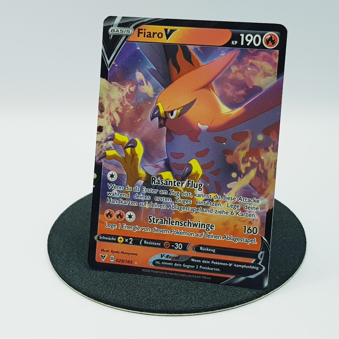 Fiaro V 029/185 ultra rare holo Fullart - Farbenschock 2020 DE Pokemon