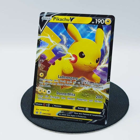 Pikachu V SWSH061 rare holo Black Star Promos - Schwert & Schild 2021 DE Pokemon