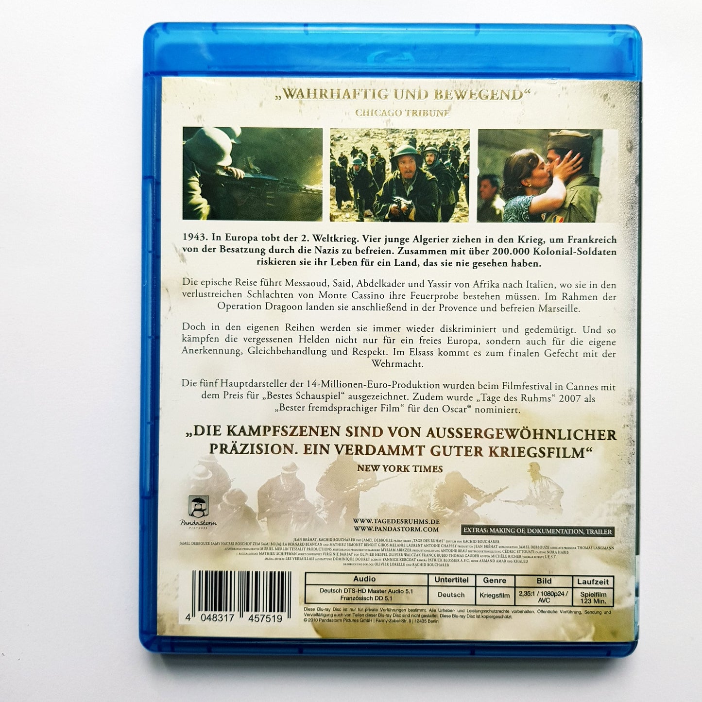 Tage des Ruhms - Die vergessenen Helden des Zweiten Weltkrieges - Blu Ray Zustand sehr gut