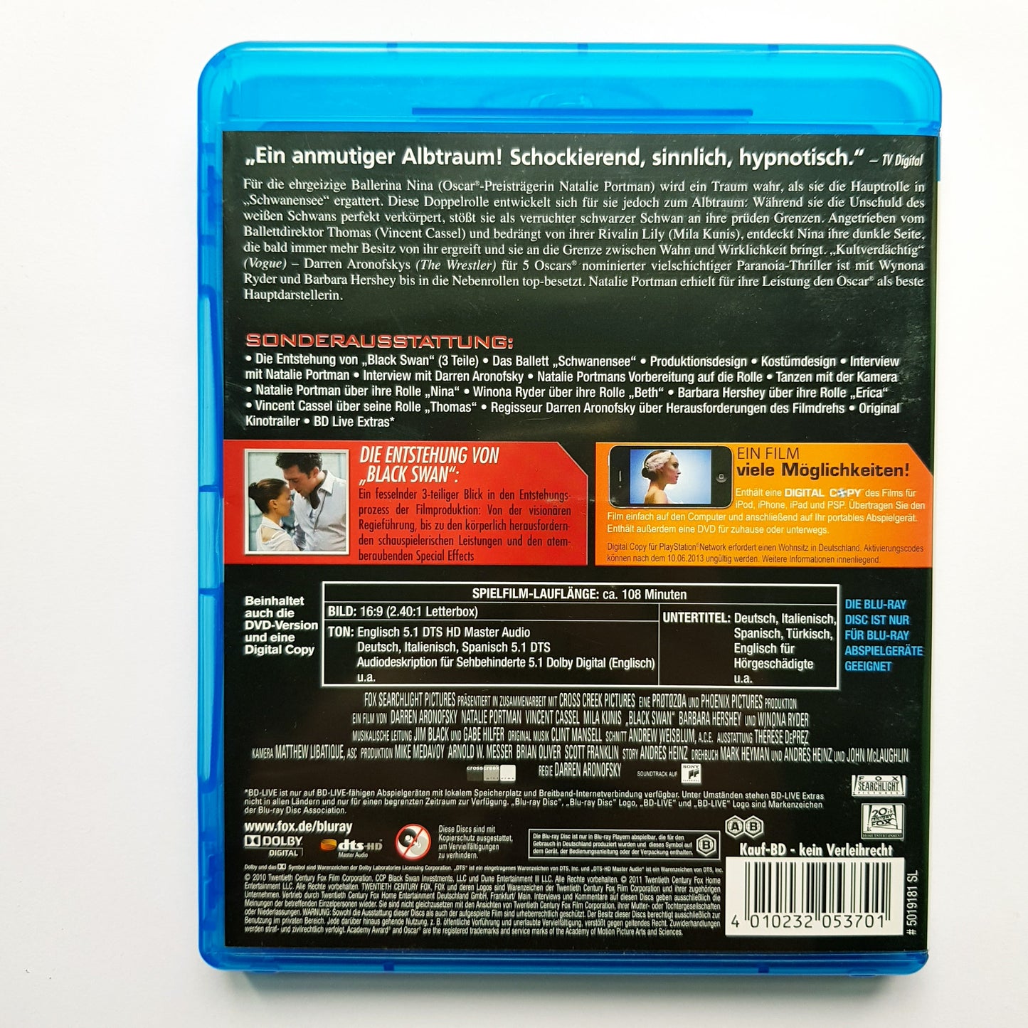 Black Swan - Blu Ray Zustand sehr gut