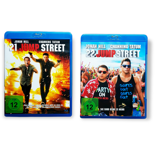21 Jump Street / 22 Jump Street - Channing Tatum & Jonah Hill - Blu Ray Zustand sehr gut