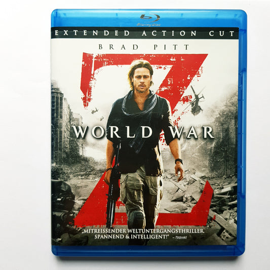 World War Z - Brad Pitt - extended action cut - Blu Ray Zustand sehr gut