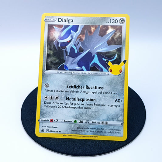 Dialga 020/025 rare holo Celebrations 2021 DE Pokemon 25th Anniversary
