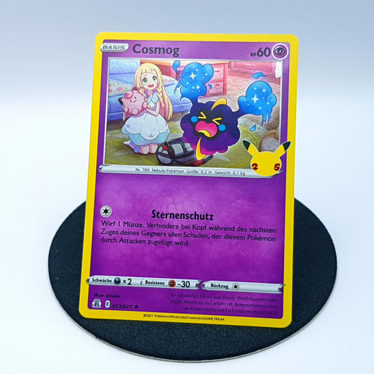 Cosmog 013/025 rare holo Celebrations 2021 DE Pokemon 25th Anniversary