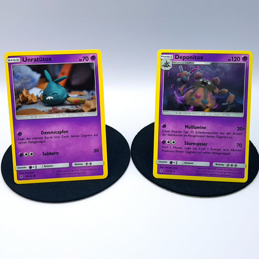 Unratütox 50/145 Deponitox 51/145 rare SM Stunde der Wächter 2017 DE Pokemon