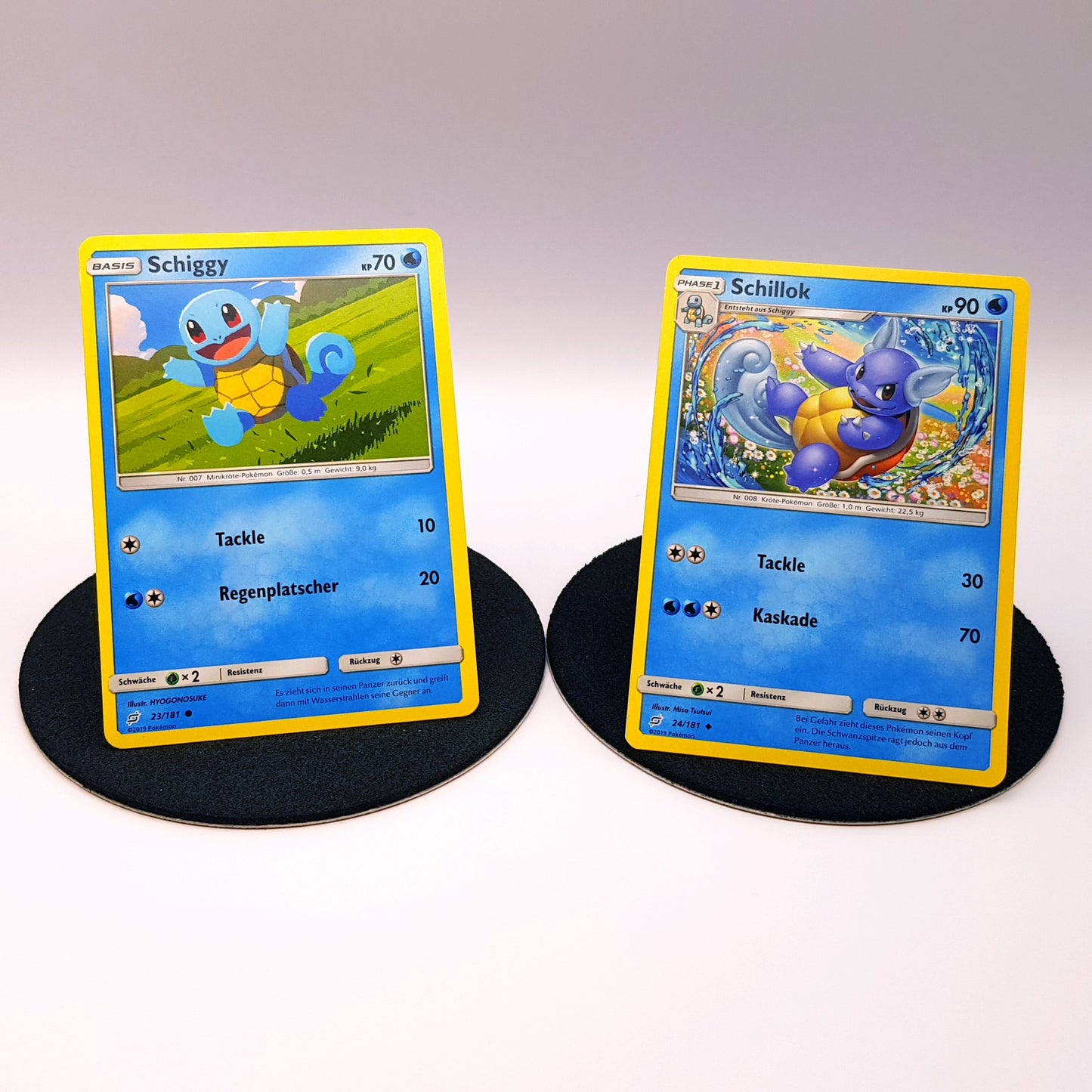 Schiggy 23/181 Schillok 24/181 uncommon SM Teams sind Trumpf 2019 DE Pokemon