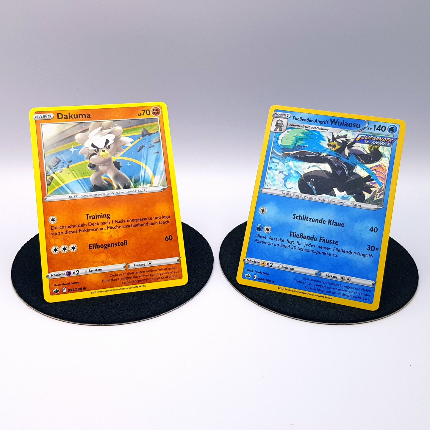 Dakuma 093/198 Wulaosu 044/198 rare holo SWSH 2021 DE Pokemon