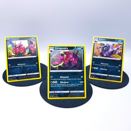 Toxiped 105/198 Rollum 106/198 Cerapendra 107/198 rare SWSH 2021 DE Pokemon