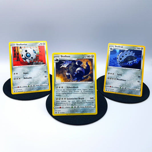 Stollunior 109/198 Stollrak 110/198 Stollos 111/198 rare SWSH 2021 DE Pokemon